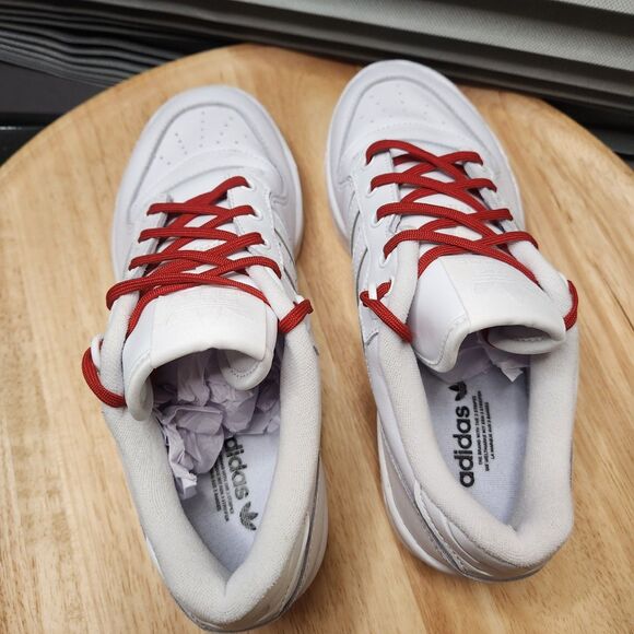 Adidas Rivalry Low Sneakers – Women’s 8.5, white - red laces, Unworn - Picture 10 of 11